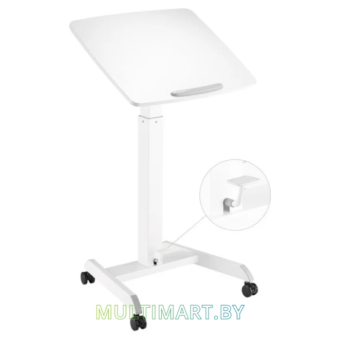 Стол для работы стоя ErgoSmart Altais (белый)